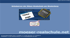 Desktop Screenshot of moeser-realschule.net