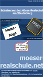 Mobile Screenshot of moeser-realschule.net