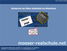 Tablet Screenshot of moeser-realschule.net